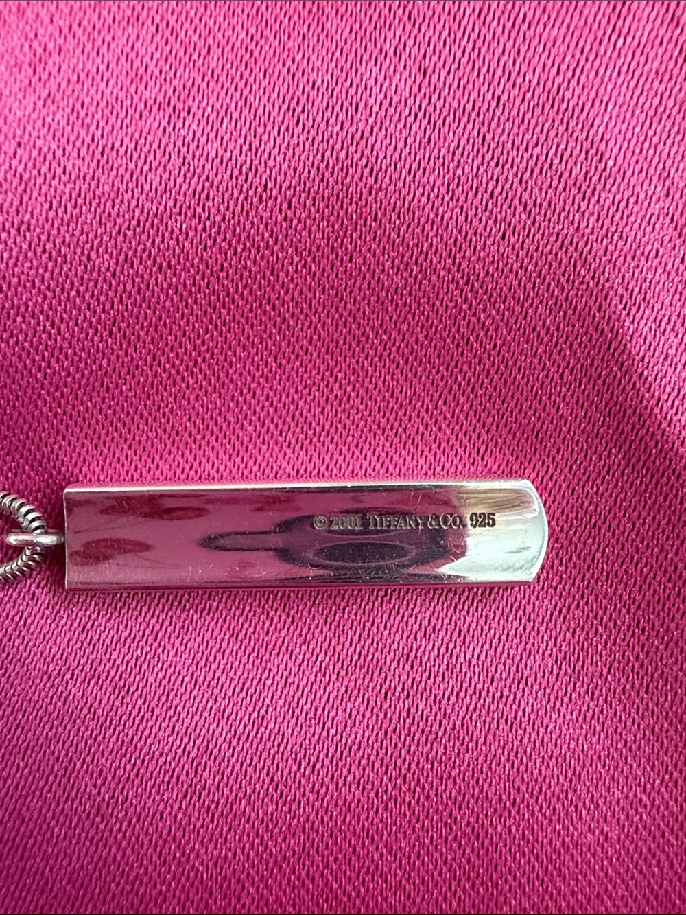 Tiffany & Co. Sterling Bar Pendant Necklace in Silver - Picture 4 of 6